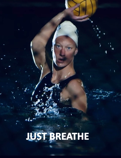 Female water polo player - image for Just Breathe a short doc