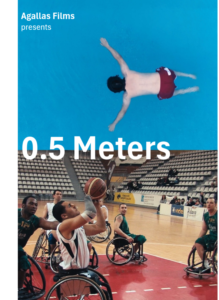 Poster for '0.5 Meters' the feature documentary by director Gonzalo Suárez Garayo #CSFF23