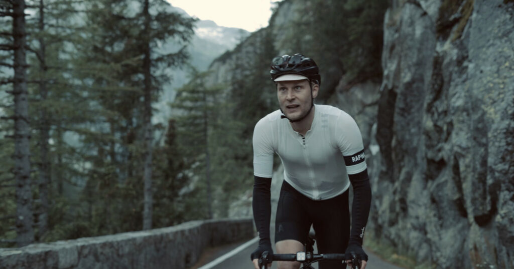 image of the cyclist Jan from Growling Foxes and Crooked Roads short doc CSFF virtual shots 2024