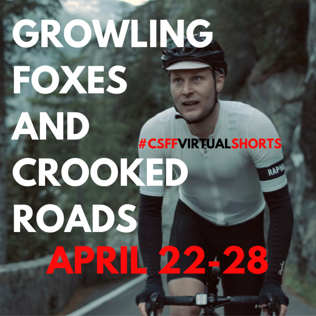 Photo of Jan who cycles 390km in 1 day and reflects on his journey in 'Growling Foxes and Crooked Roads' CSFF Virtual Shorts