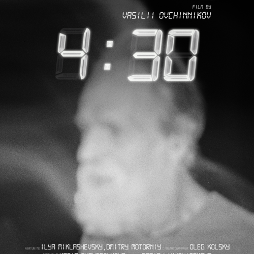 Poster of the film '4:30' about a blind pensioner running a marathon - short doc at CSFF 2024