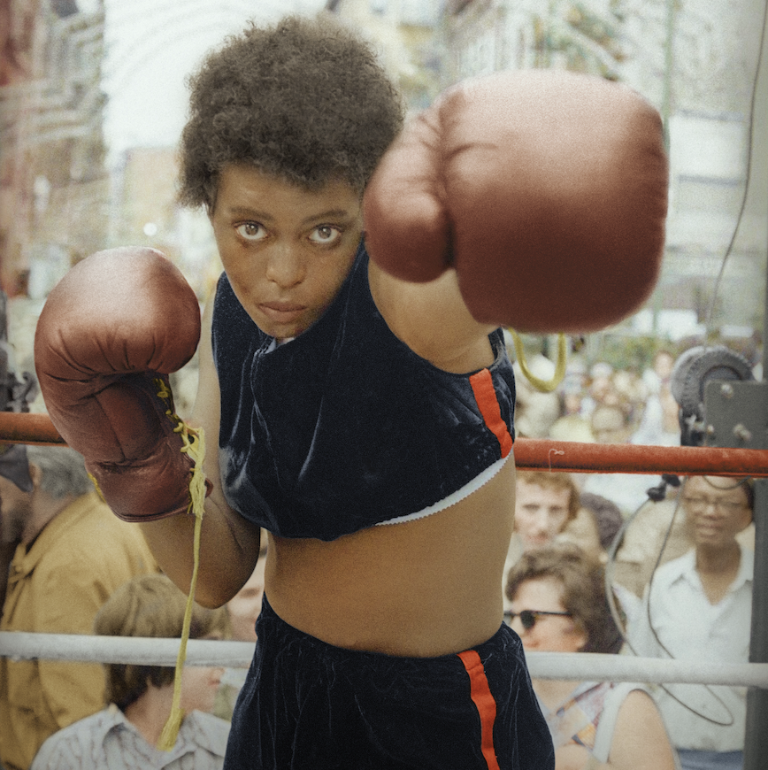 Square Image of Black female boxer Lady Tyger from the feature doc RIGHT TO FIGHT #CSFF24 Opening Night