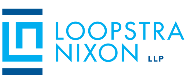 Loopstra Nixon LLP logo (stacked)